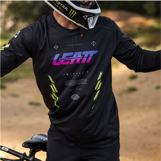 Leatt MTB Gravity 4.0 Long Sleeve Race Jersey - Black - Women's