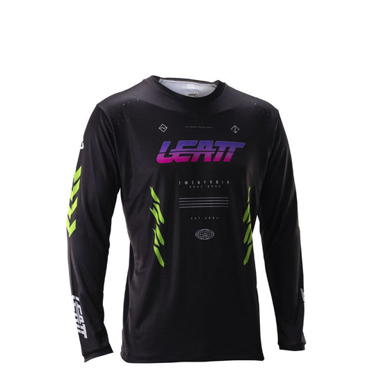 Leatt MTB Gravity 4.0 Long Sleeve Race Jersey - Black - Women's