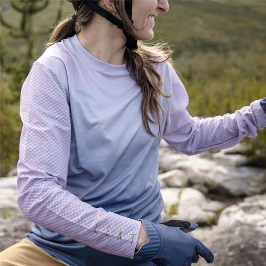 Leatt Trail 3.0 Long Sleeve Jersey - Cosmic Blue - Women's
