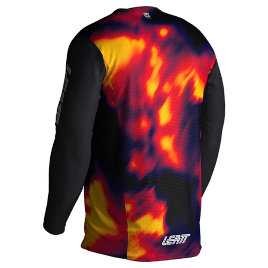 Leatt Junior Gravity 4.0 Long Sleeve Jersey - Heatmap Red - Youth