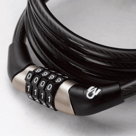 On Guard OG Series Coiled Cable Lock Combo 150cm x 8mm