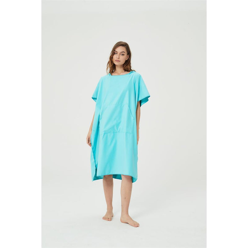 Load image into Gallery viewer, Hooded Towel Teal 2
