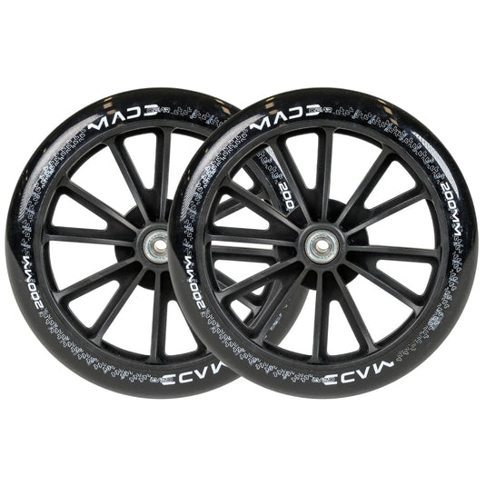 Madd Gear 200mm Metro Cruise Replacement Wheels - Black