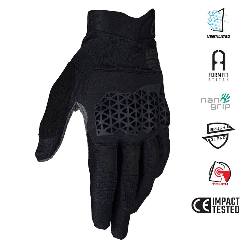 Load image into Gallery viewer, Leatt MTB 3.0 Lite Gloves Black/Grey
