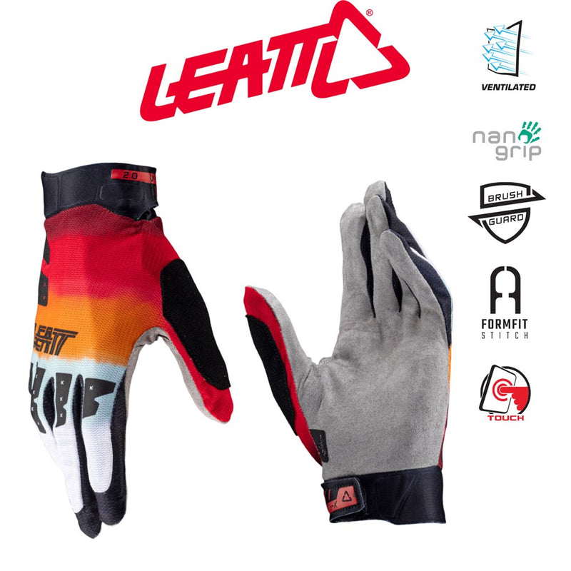Load image into Gallery viewer, Leatt MTB 2.0 X-Flow Gloves - Large
