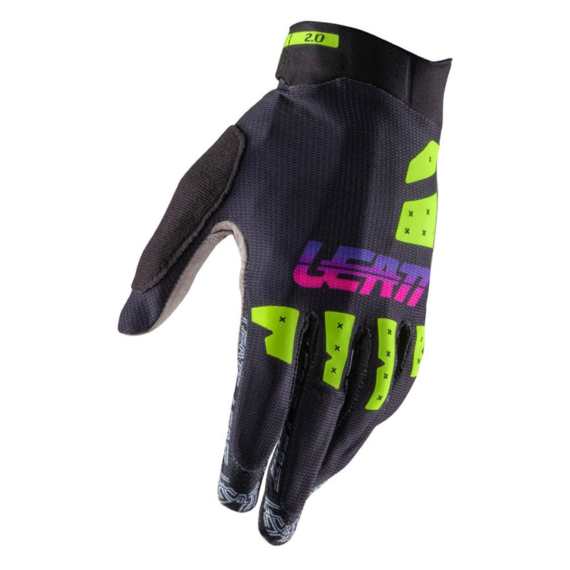Load image into Gallery viewer, Leatt MTB 2.0 X-Flow Gloves - Neon Black
