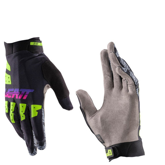 Leatt MTB 2.0 X-Flow Gloves - Neon Black