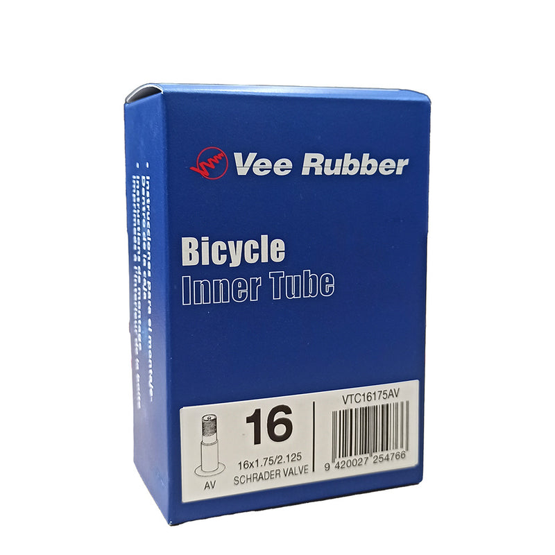 Load image into Gallery viewer, Vee Rubber Inner Tube 16 x 1.75/2.125 AV Schrader - VTC16175AV
