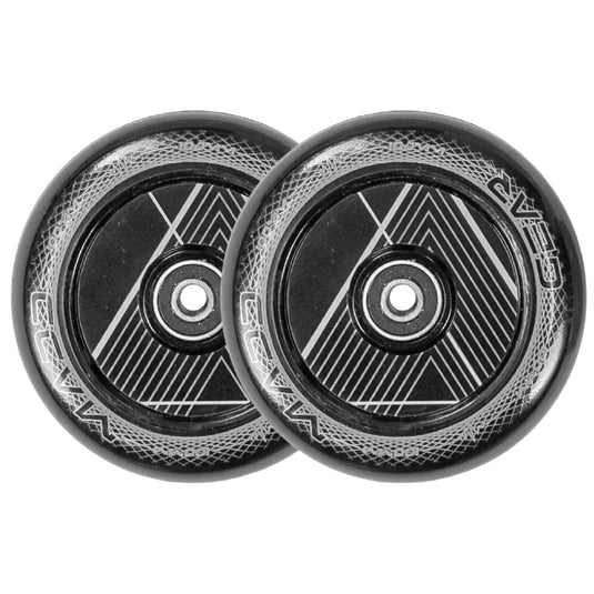 Madd Gear 100mm Raven Hollow Core Wheels - Black