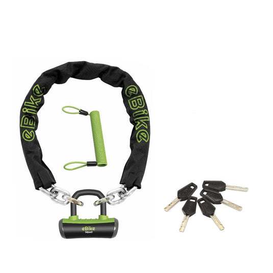 On Guard Mastiff Chain Lock Keyed 110cm x 12mm - e-Bike Series