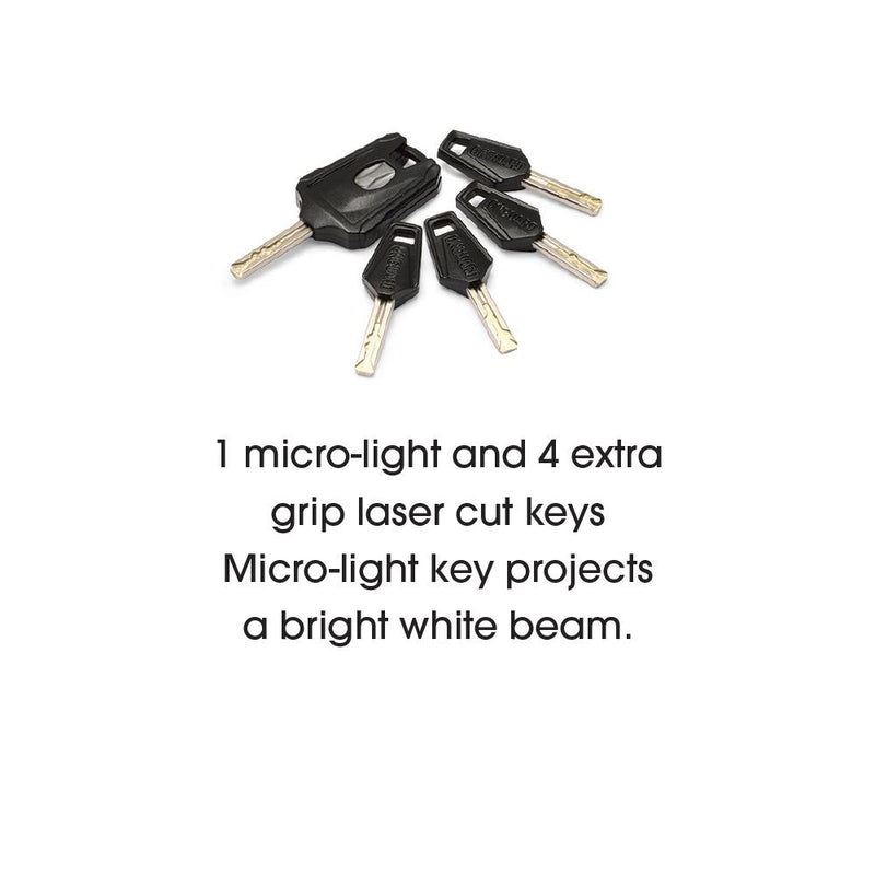 Load image into Gallery viewer, On Guard Bulldog Series Mini DT Keyed U-Lock with Cable, 9cm

