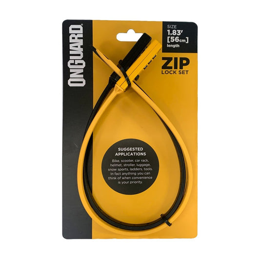 On Guard Zip Lock Combo Lock 56cm Twin Pack