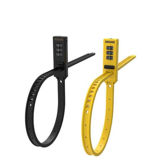 On Guard Zip Lock Combo Lock 56cm Twin Pack