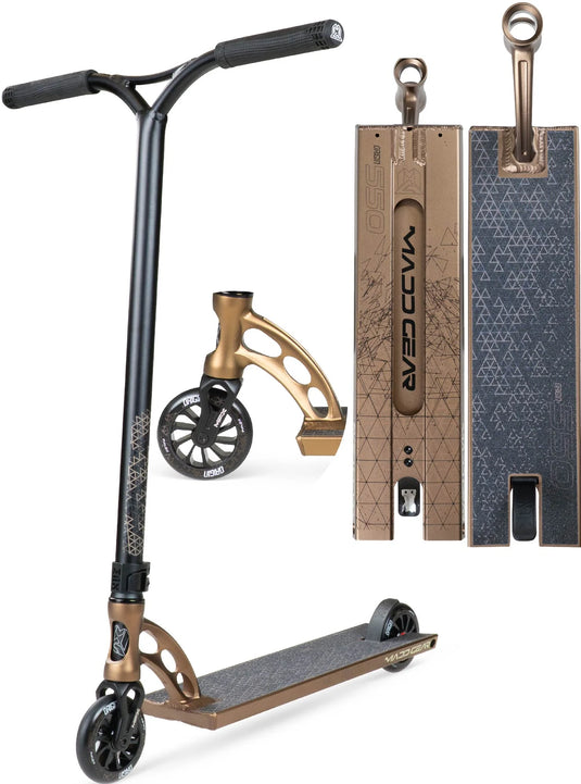 Madd Gear Origin 550 Stunt Scooter - Antique Brass - Suitable for Taller Riders