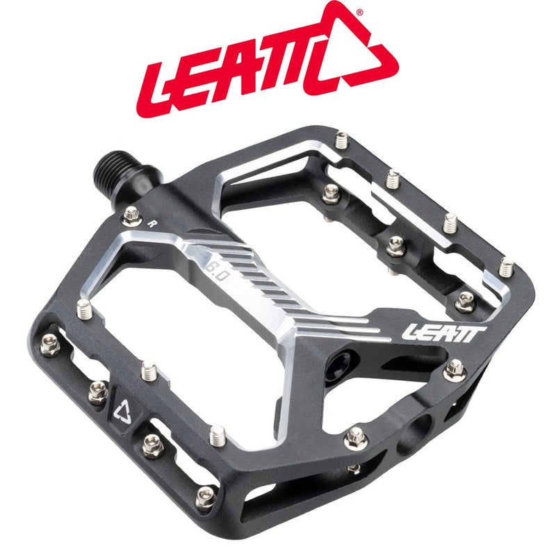 Load image into Gallery viewer, Leatt Pedal All Mtn 6.0 Flat Wide - 107mm - Black
