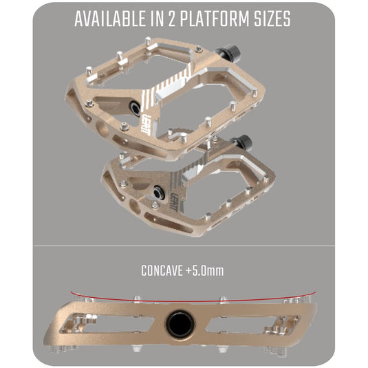 Leatt Pedal All Mtn 6.0 Flat Wide 107mm Silver