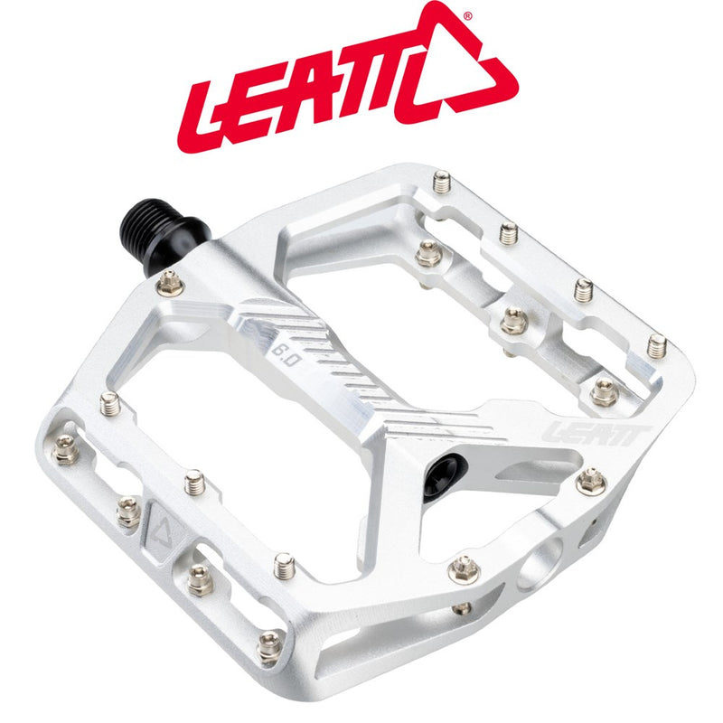 Load image into Gallery viewer, Leatt Pedal All Mtn 6.0 Flat Wide 107mm Silver
