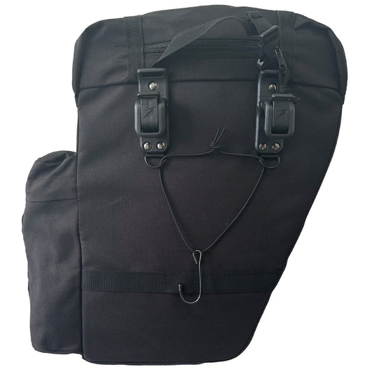 Azur Commuter Rear Panniers - Black - 48 Litre