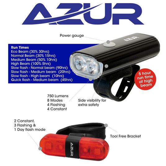 Azur USB Halo 750/25 Lumens Light Set