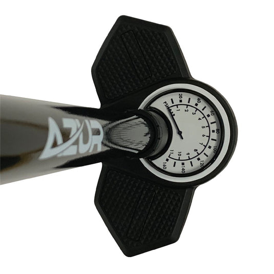 Azur Mistral Floor Pump - Dual Head