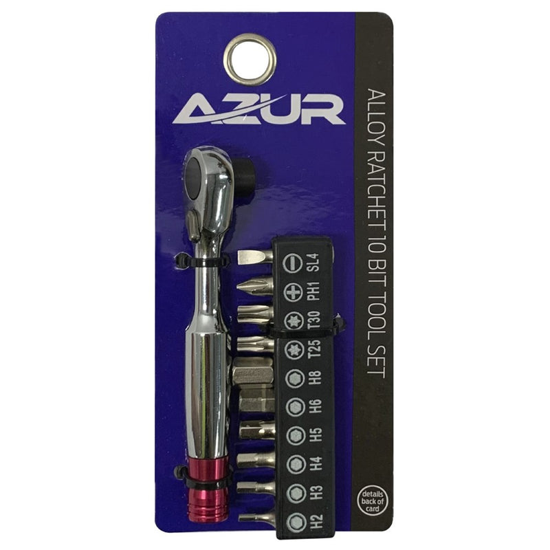 Load image into Gallery viewer, Azur Alloy Ratchet 10 Bit Tool Set
