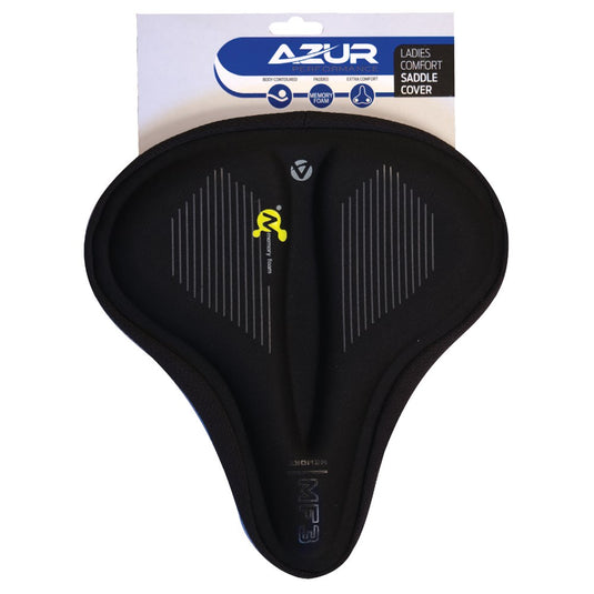 Azur Memory Foam Saddle Cover - Ladies
