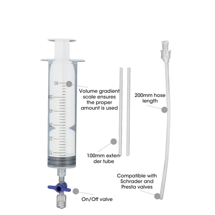 Sealant Syringe Kit for Quick Tyre Sealant Application