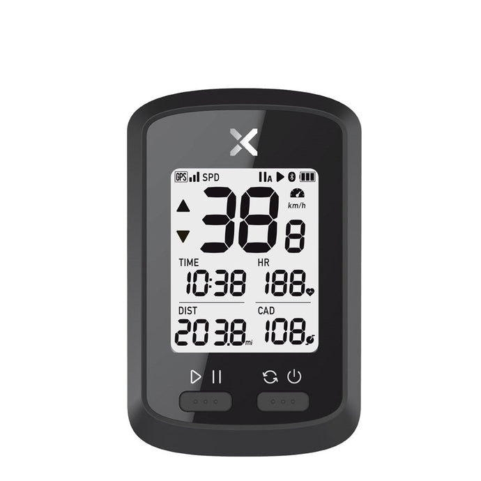 Azur XOSS Commuter GPS Cycle Computer - 10 Functions
