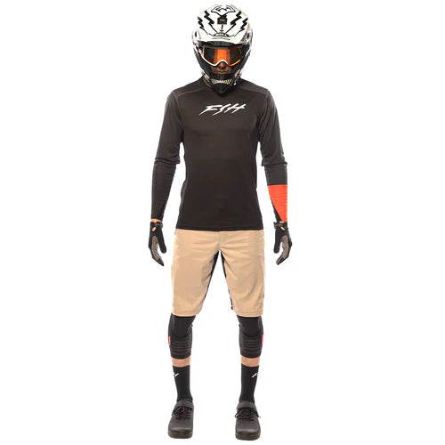 Load image into Gallery viewer, Fasthouse Alloy Ronin Long Sleeve Jersey - Black - Men&#39;s
