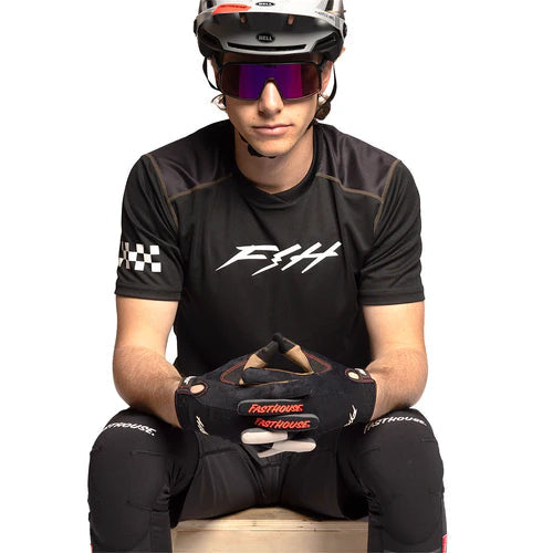 Load image into Gallery viewer, Fasthouse Alloy Ronin Short Sleeve Jersey - Black - Men&#39;s
