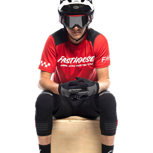 Load image into Gallery viewer, Fasthouse Alloy Slade S/S Jersey - Red/Black - Men&#39;s
