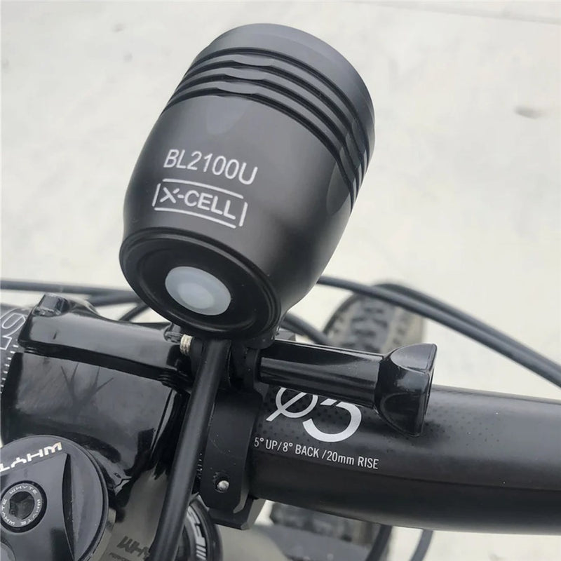 Load image into Gallery viewer, X-CELL BL2100U Mountain Bike Light - 2100 Lumens - USB Rechargeable
