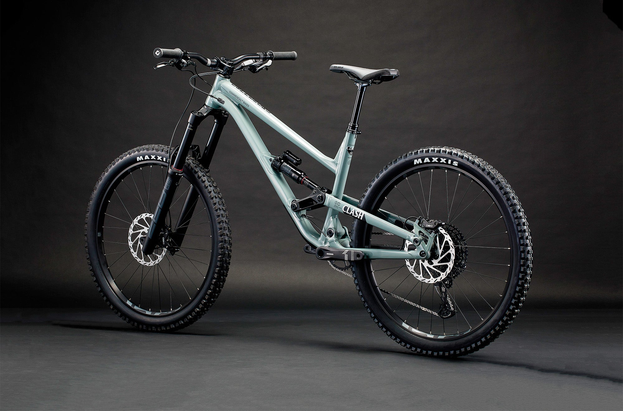 Commencal Clash Ride Moto Style Pyrite Grey Enduro Bike