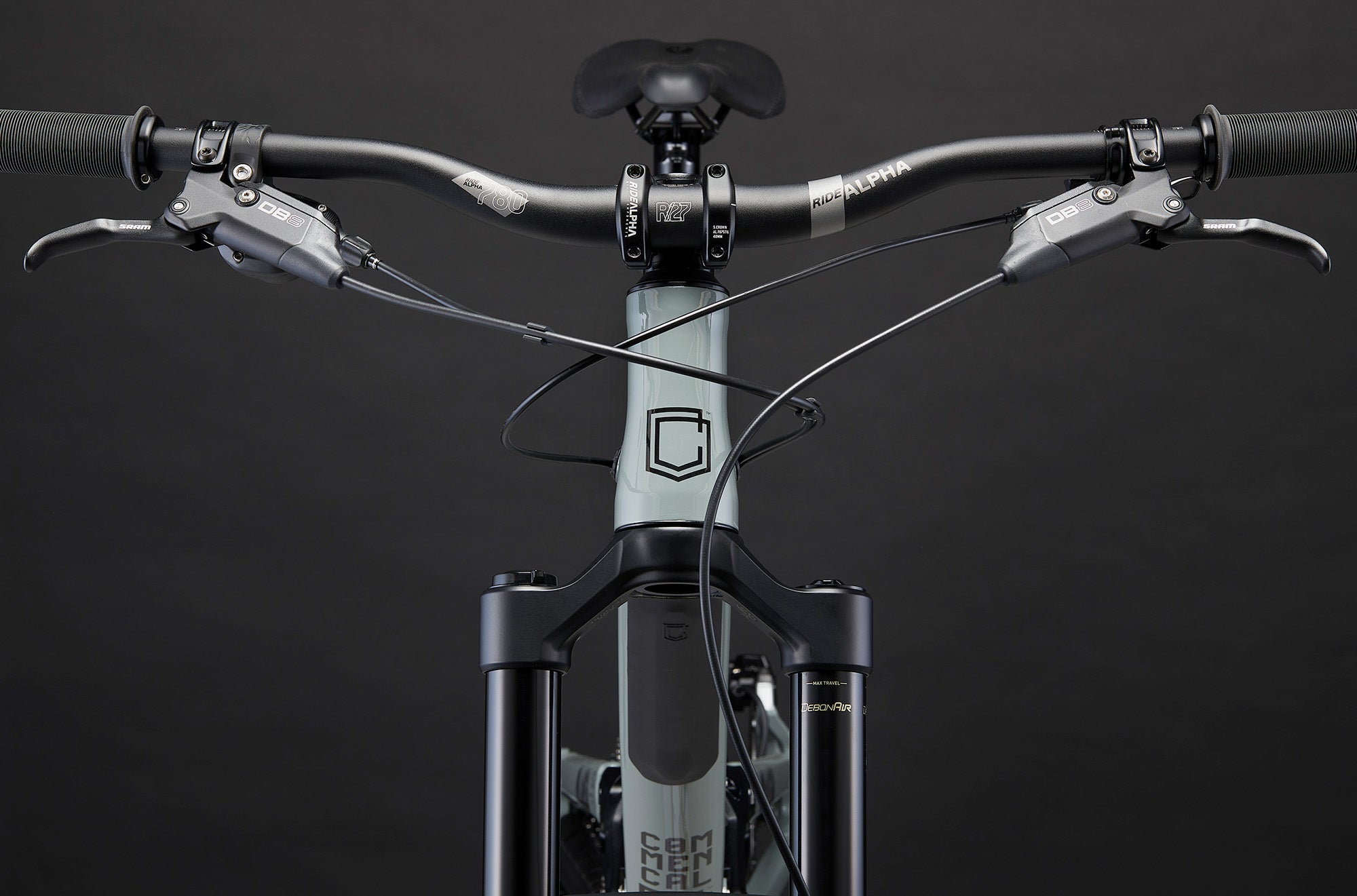 Commencal Clash Ride Moto Style Pyrite Grey Enduro Bike