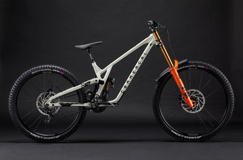 Load image into Gallery viewer, Commencal Supreme DH V5 Signature Clear Silver Downhill Bike
