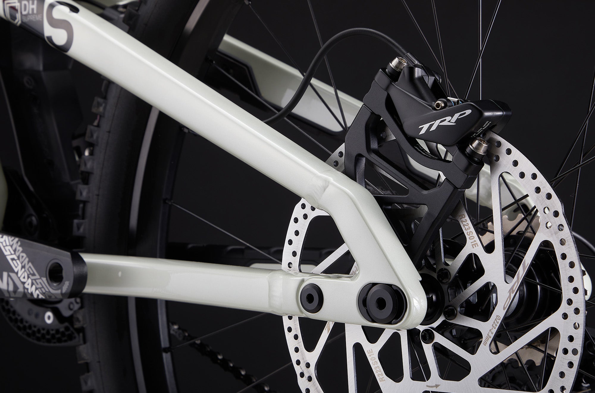 Commencal Supreme DH V5 Signature Clear Silver Downhill Bike