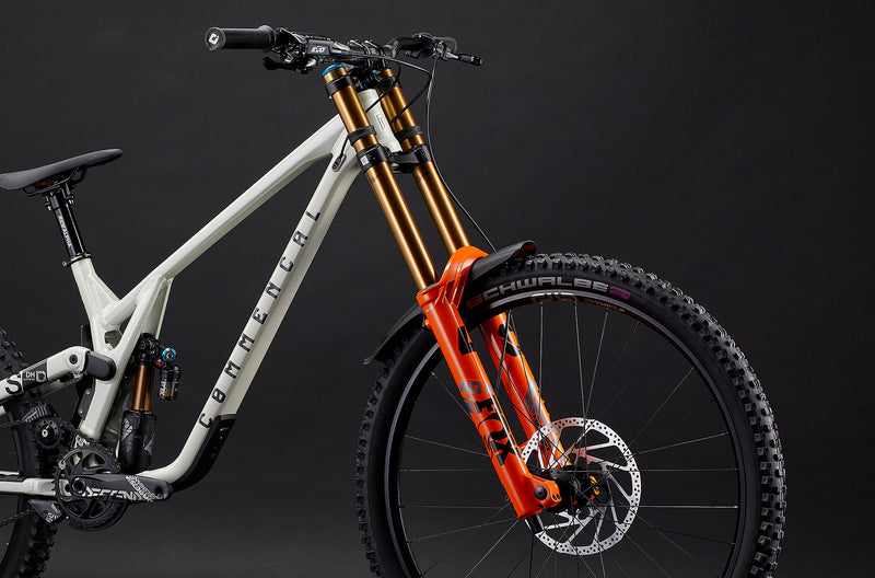 Load image into Gallery viewer, Commencal Supreme DH V5 Signature Clear Silver Downhill Bike
