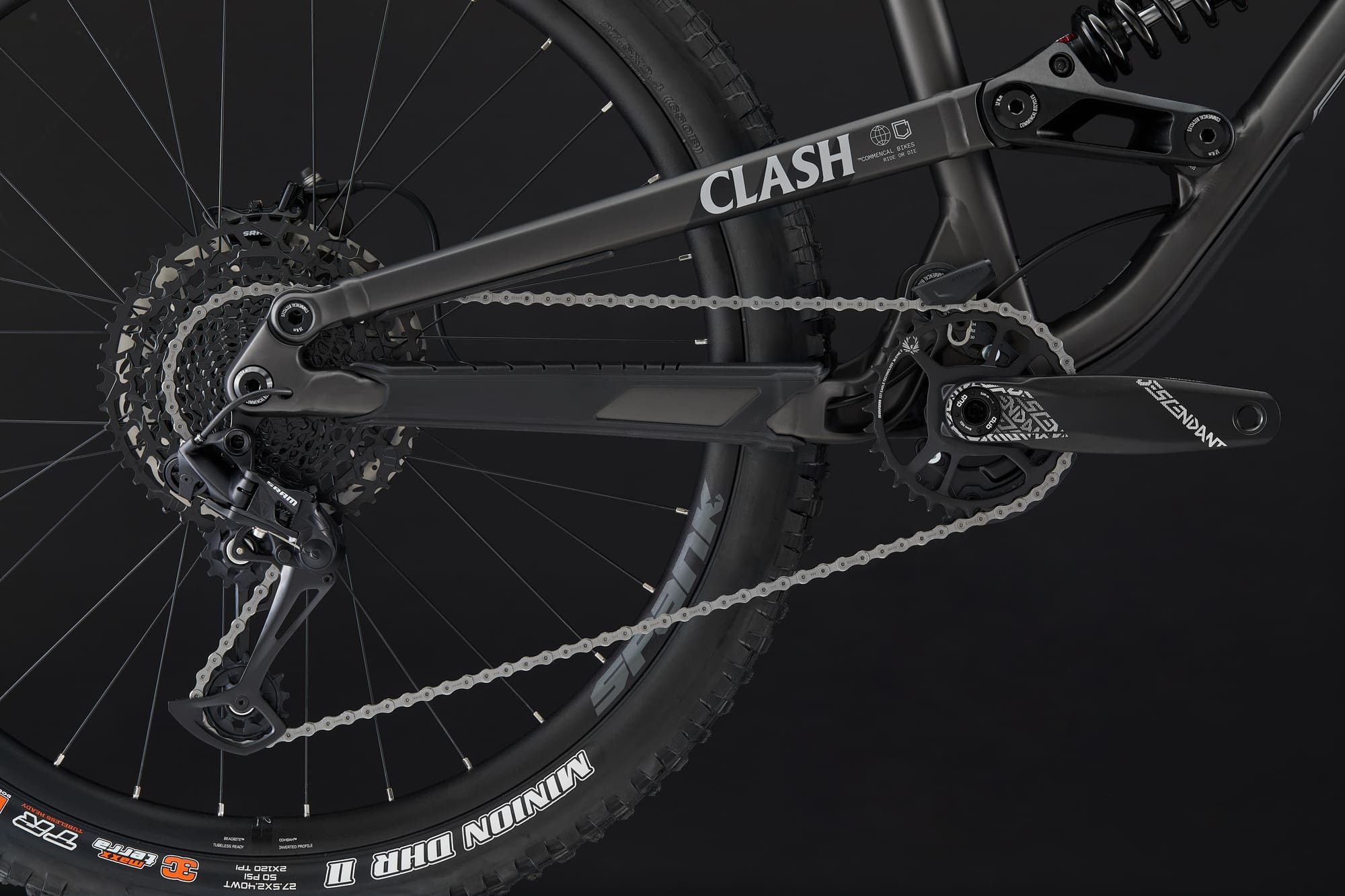 Commencal Clash Ride Fox Dark Slate 2025 Enduro Bike