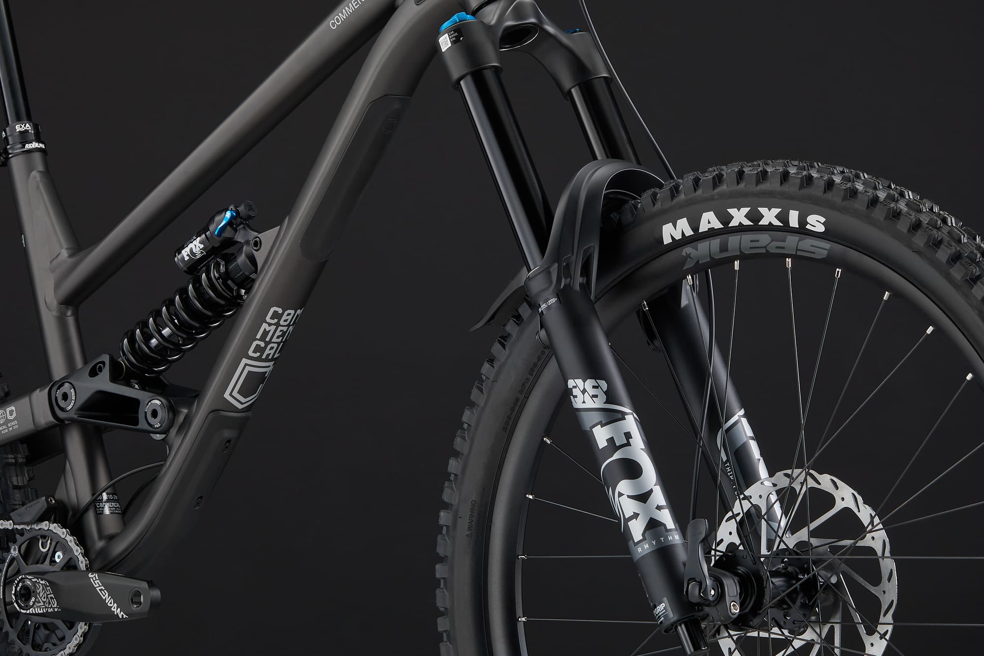 Commencal Clash Ride Fox Dark Slate 2025 Enduro Bike