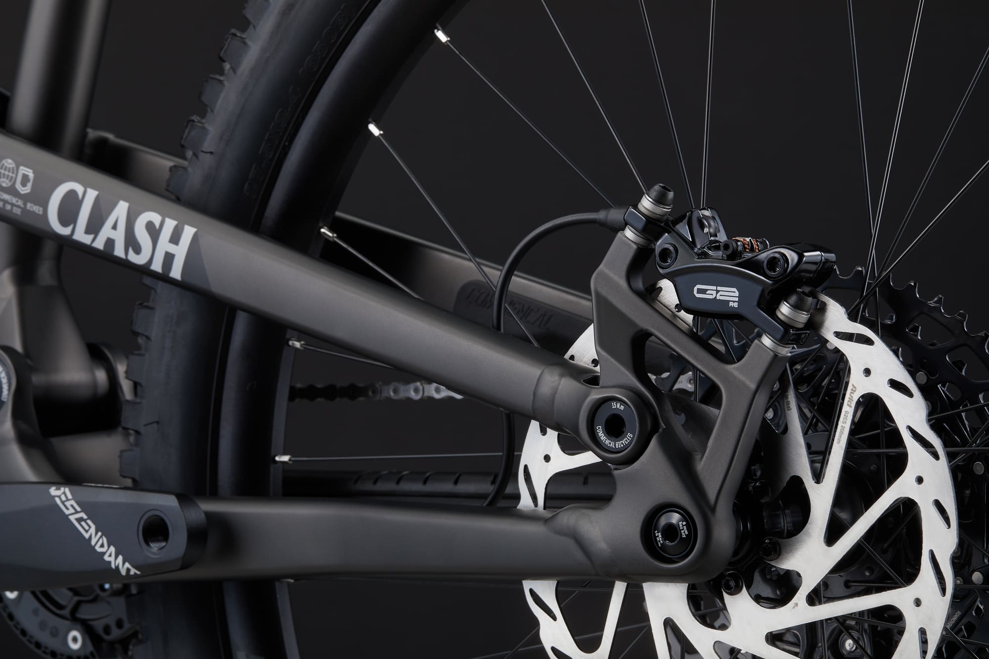 Commencal Clash Ride Fox Dark Slate 2025 Enduro Bike