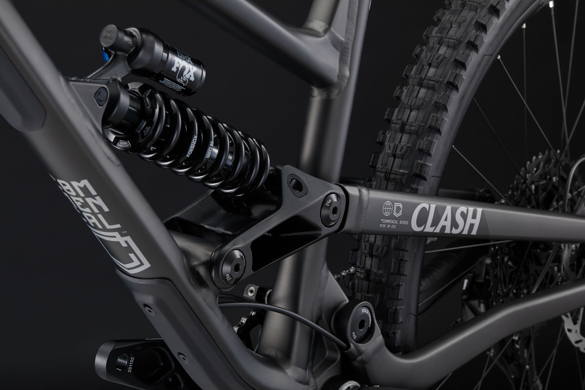 Commencal Clash Ride Fox Dark Slate 2025 Enduro Bike