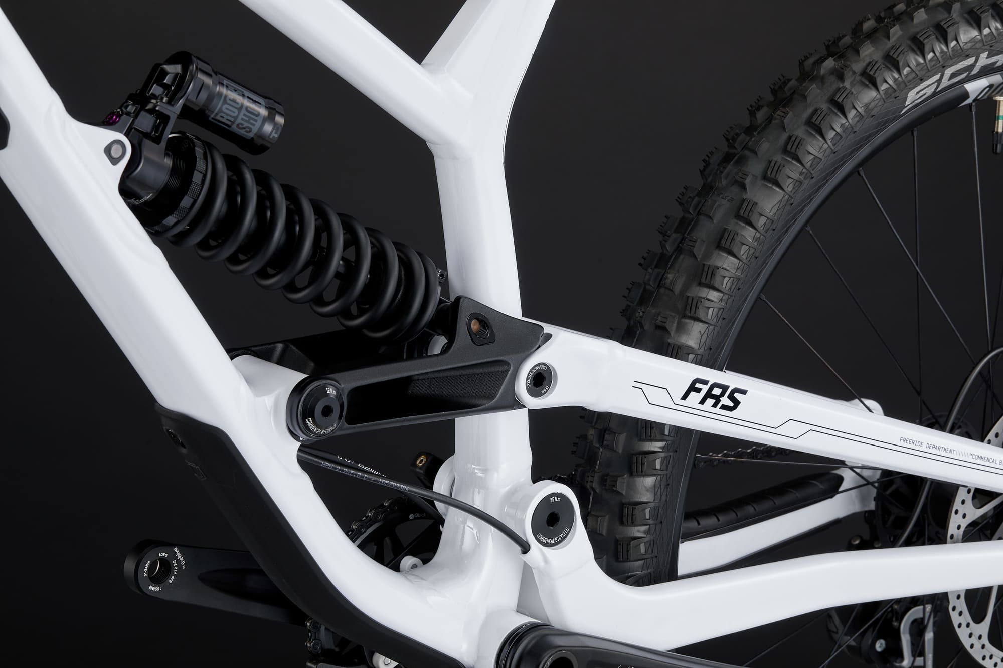 Commencal FRS Park RockShox Pure White 2025 Downhill Bike