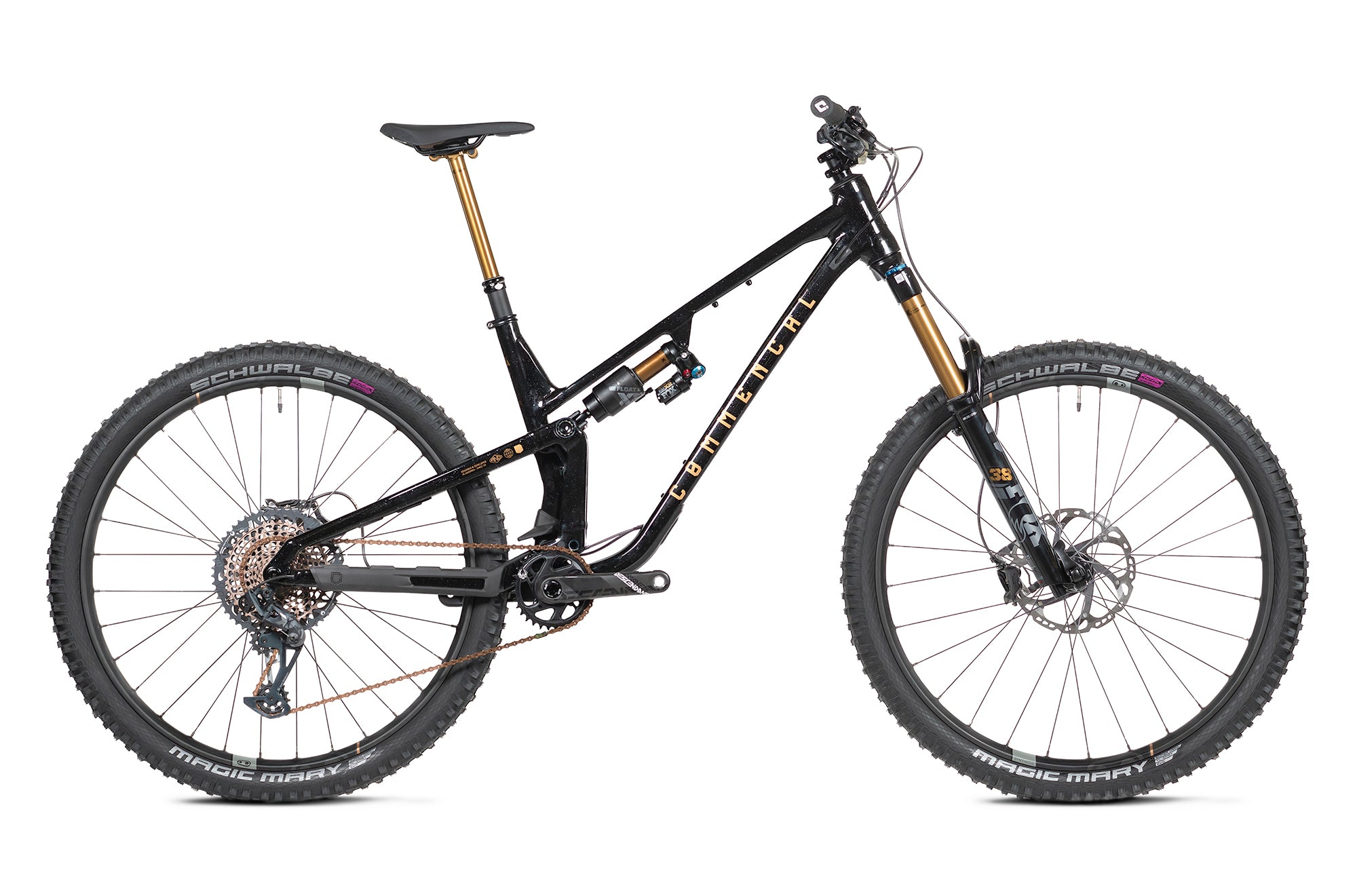 Commencal Meta V5 Limited Edition Glittery Black Enduro Bike