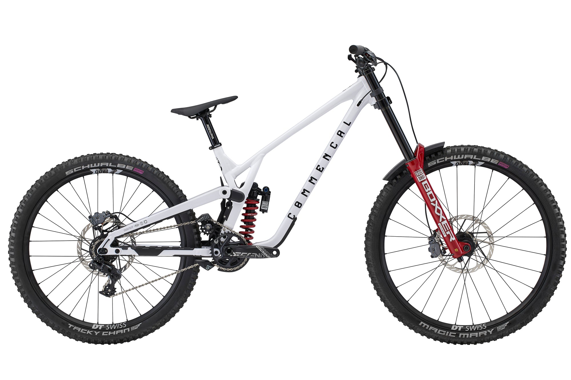 Commencal Supreme DH V5 RockShox Pure White 2026 Downhill Mountain Bike
