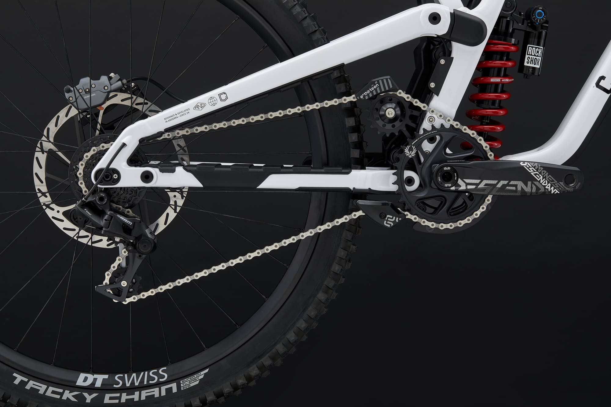 Commencal Supreme DH V5 RockShox Pure White 2026 Downhill Mountain Bike