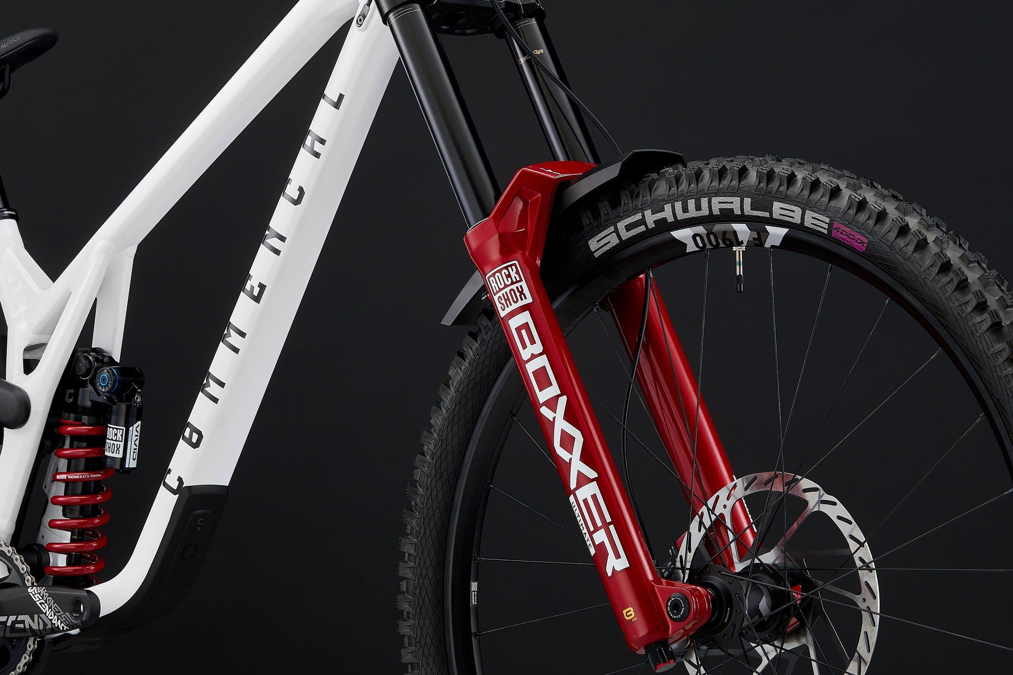 Commencal Supreme DH V5 RockShox Pure White 2026 Downhill Mountain Bike