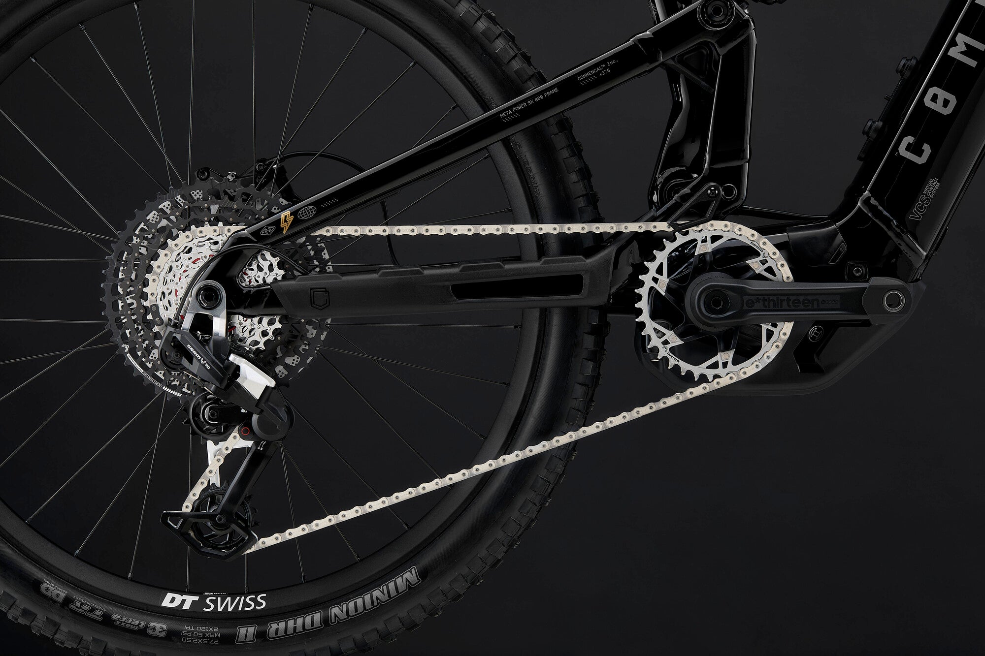 Commencal Meta Power SX 800 Signature 2026 Pure Black Enduro E-Bike