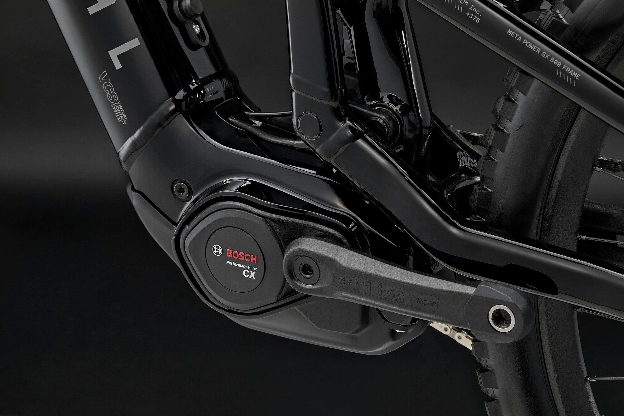 Commencal Meta Power SX 800 Signature 2026 Pure Black Enduro E-Bike