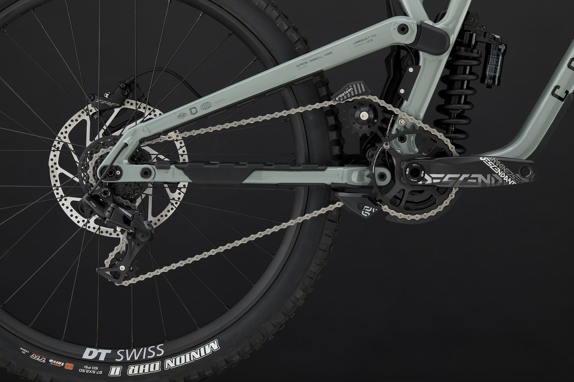 Commencal Supreme DH V5 Ride - Pyrite Grey 2026 - Downhill Bike