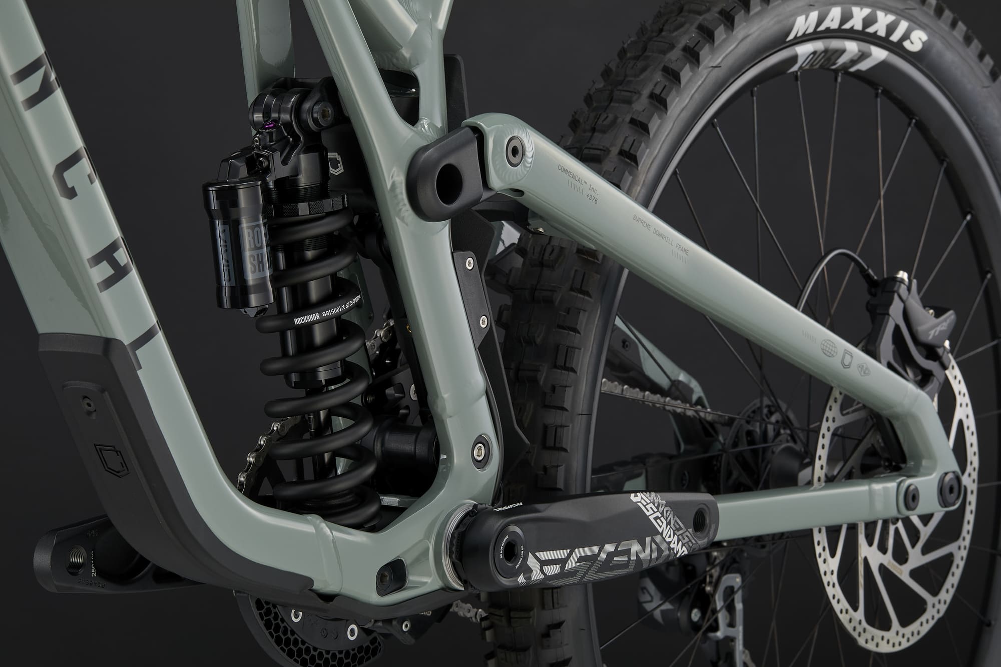 Commencal Supreme DH V5 Ride - Pyrite Grey 2026 - Downhill Bike